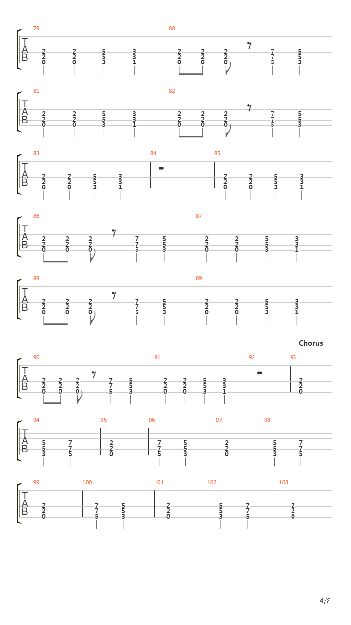 The Game吉他谱