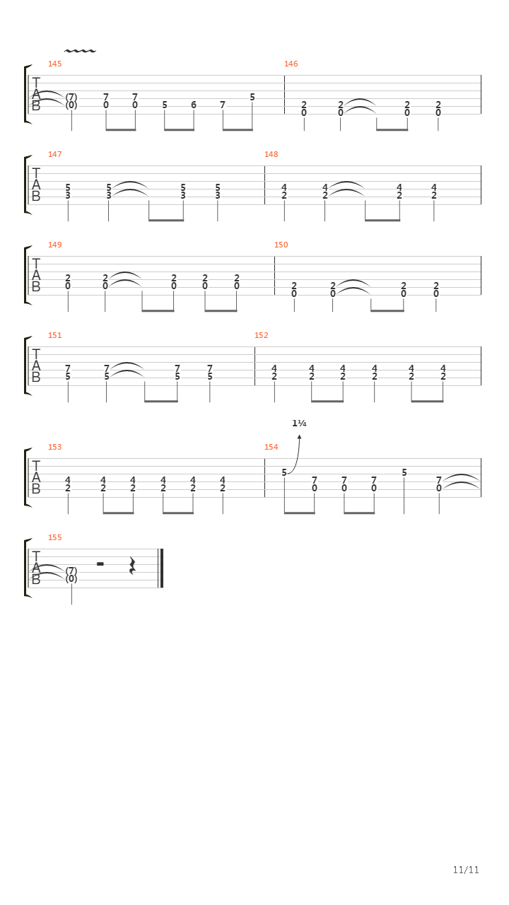 Too Late Too Late吉他谱