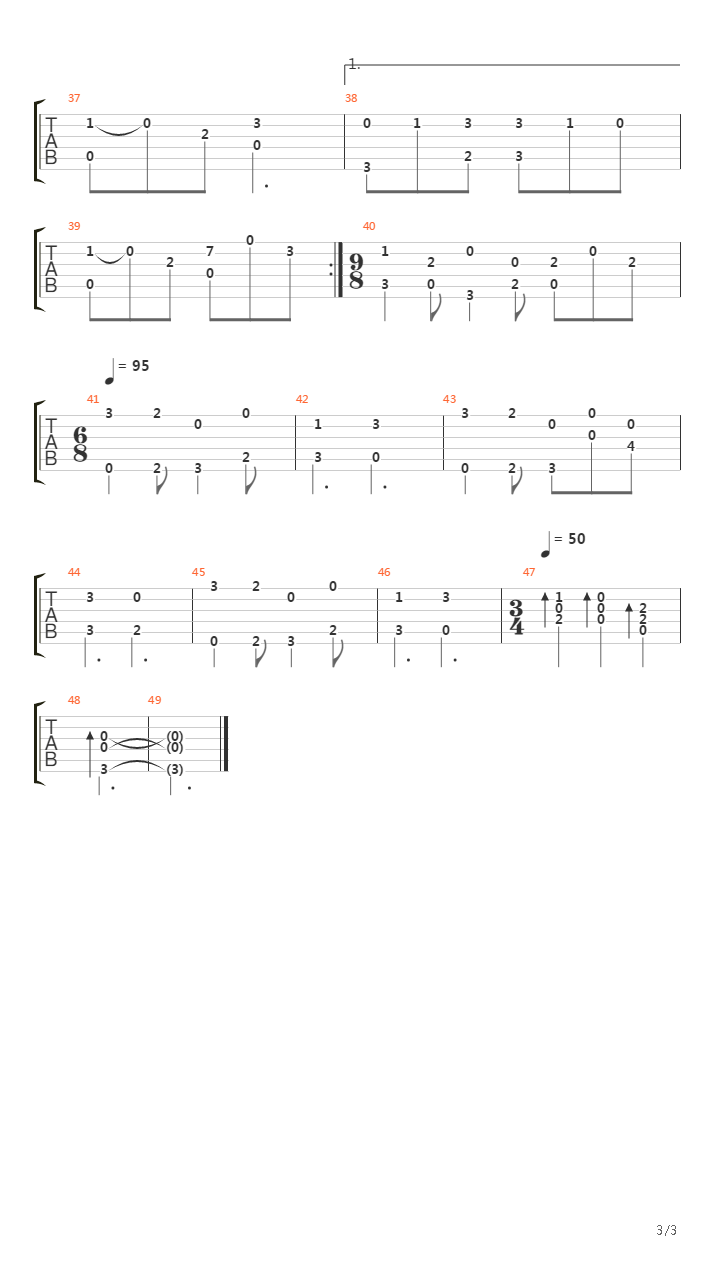 Alpha Serpentis吉他谱