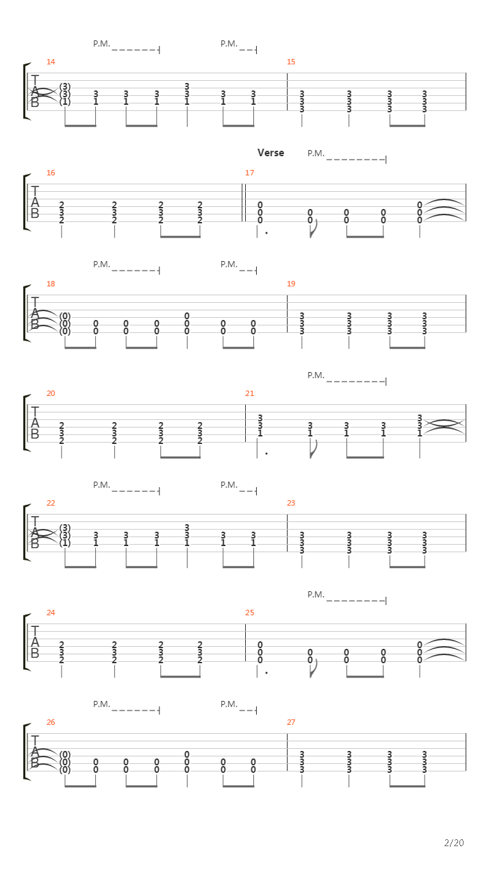 Chapter Four Demo吉他谱