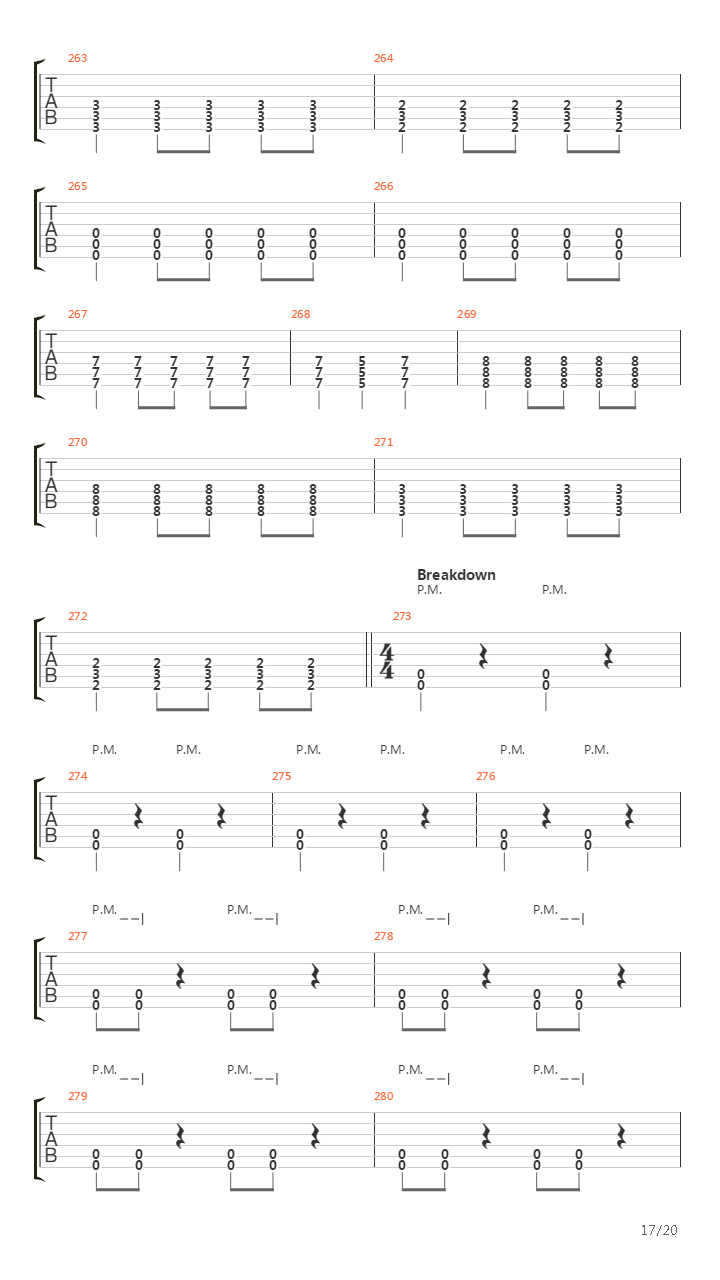 Chapter Four Demo吉他谱