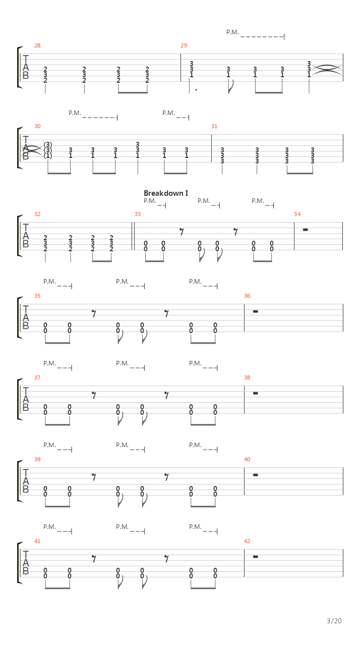 Chapter Four Demo吉他谱