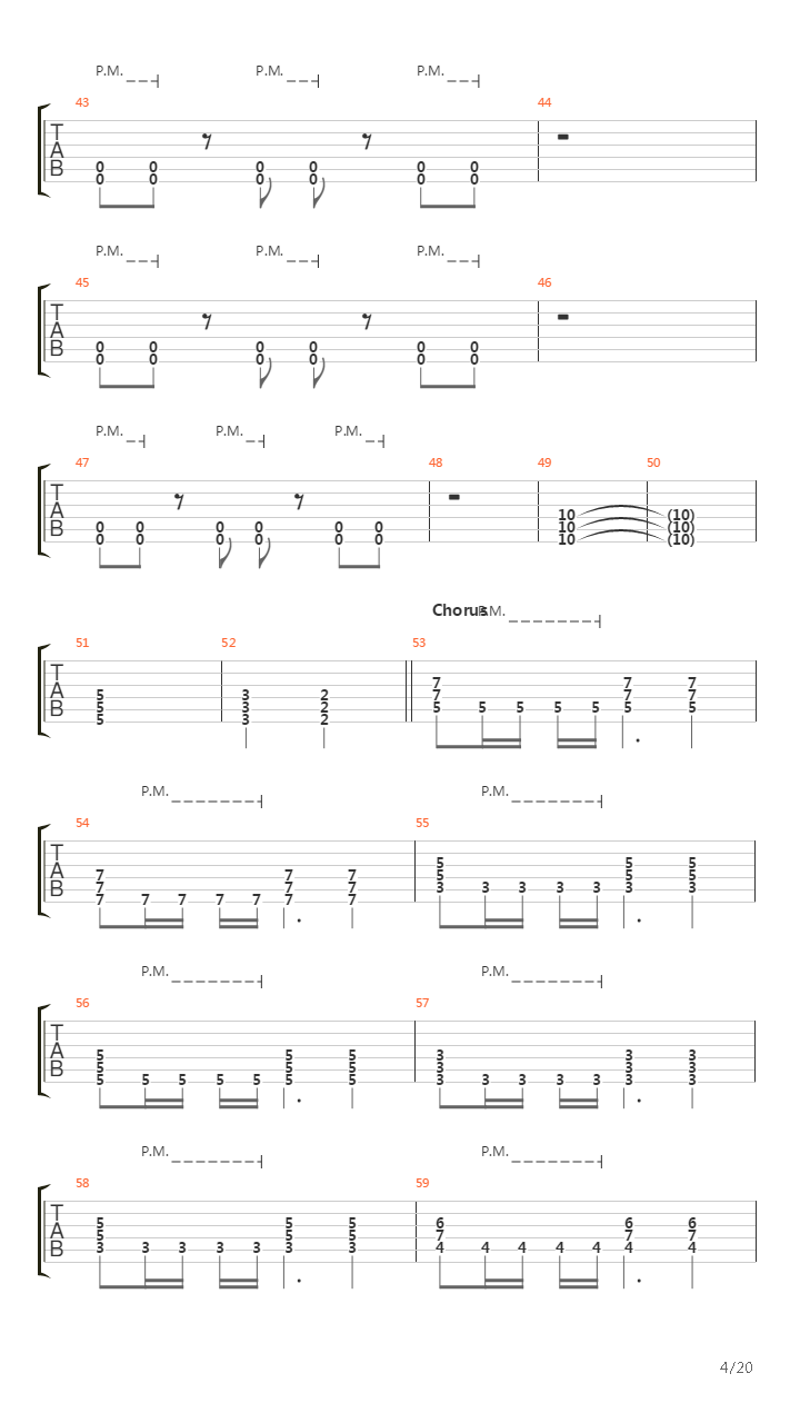 Chapter Four Demo吉他谱