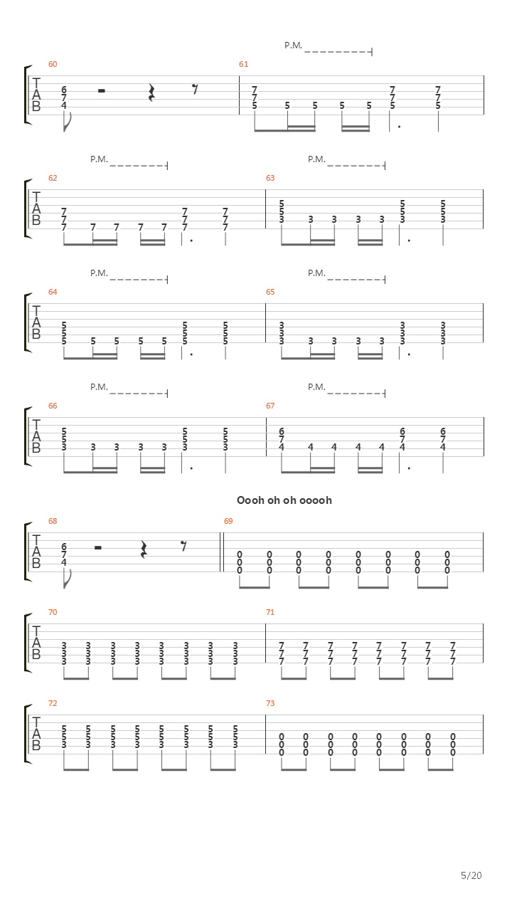 Chapter Four Demo吉他谱