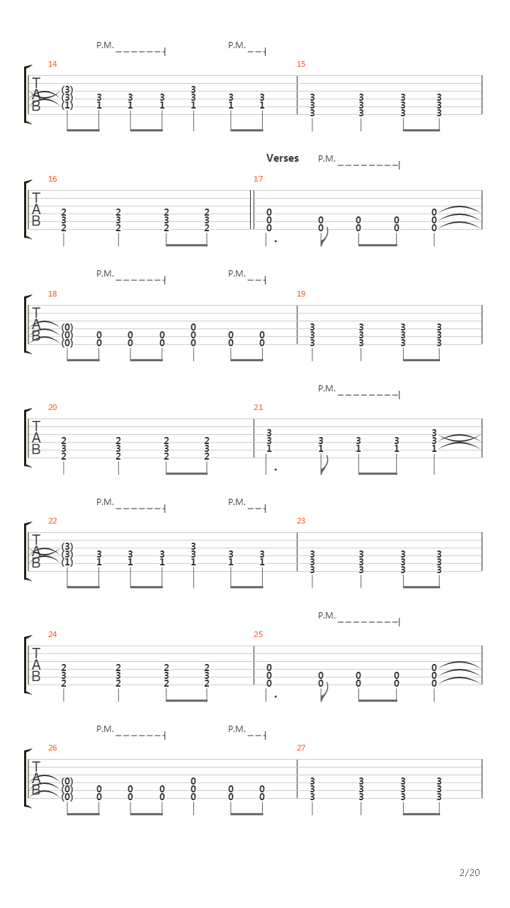 Chapter Four Demo吉他谱