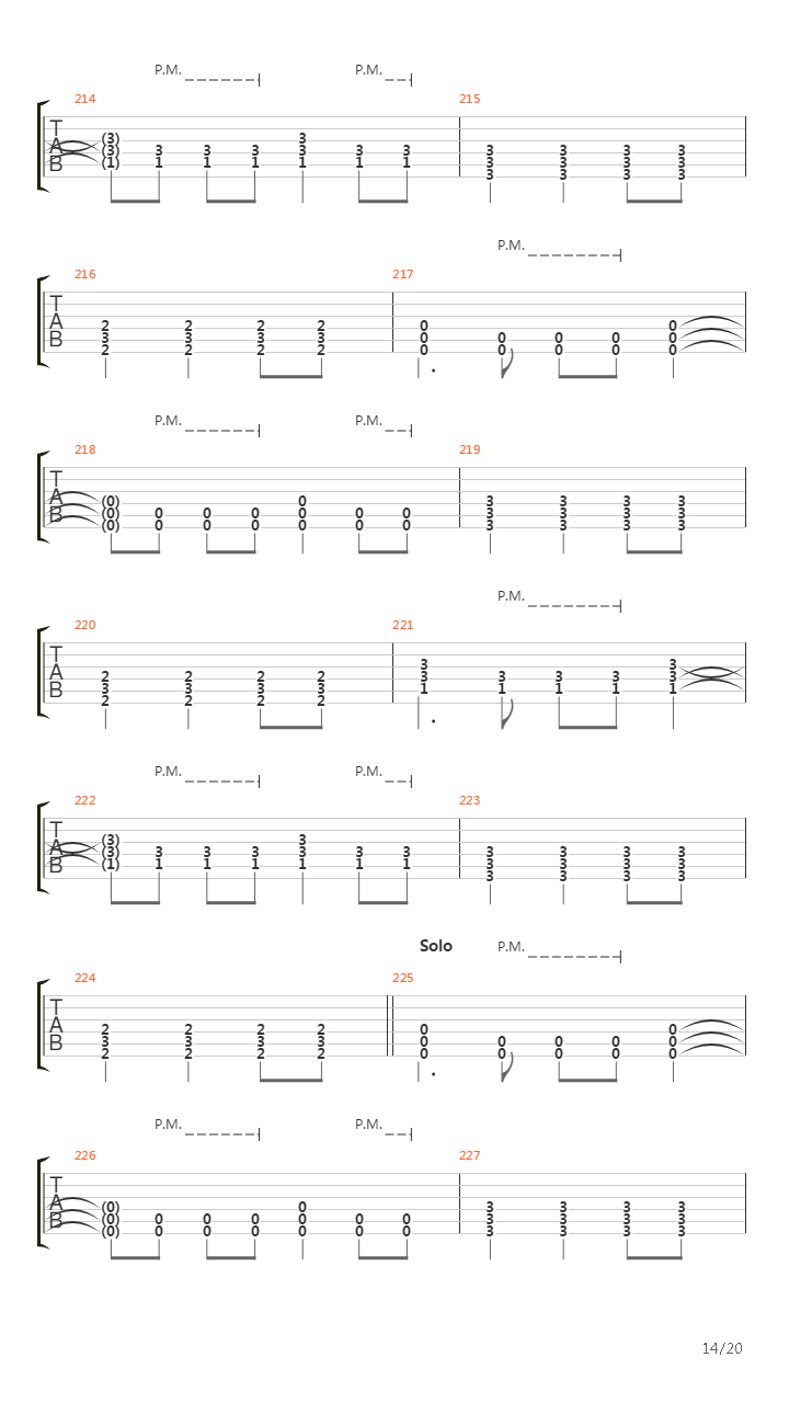 Chapter Four Demo吉他谱