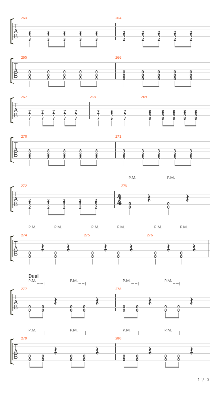 Chapter Four Demo吉他谱