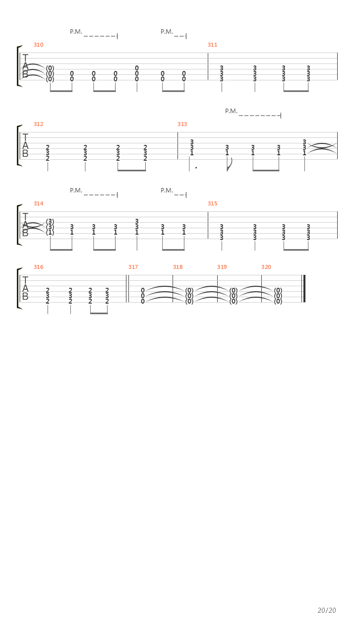 Chapter Four Demo吉他谱