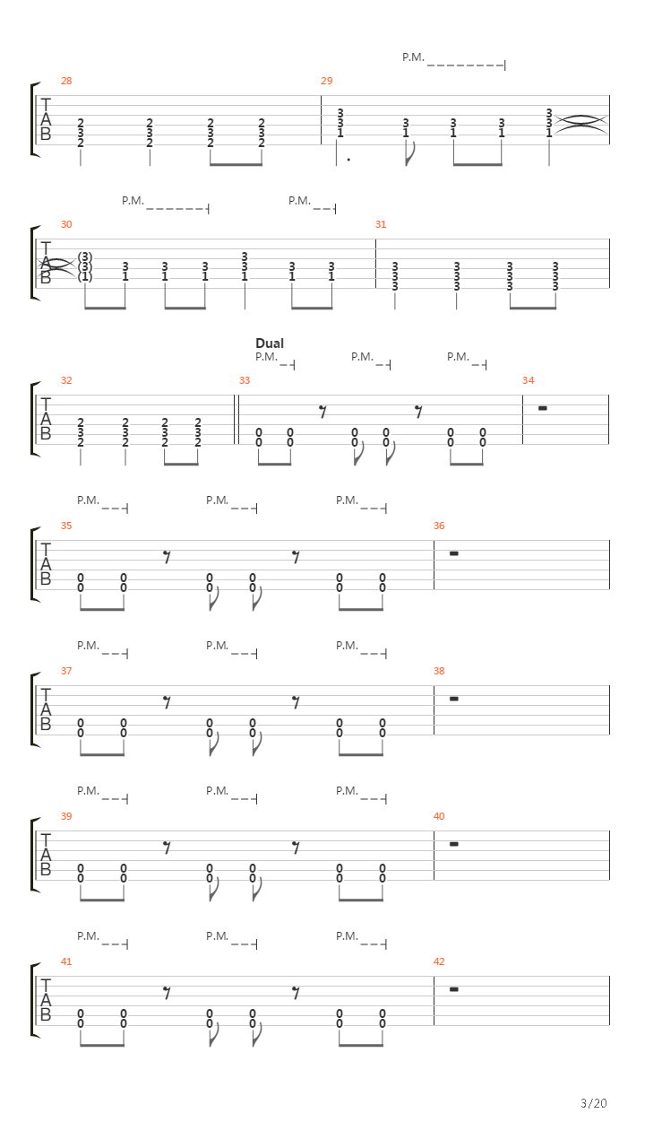 Chapter Four Demo吉他谱