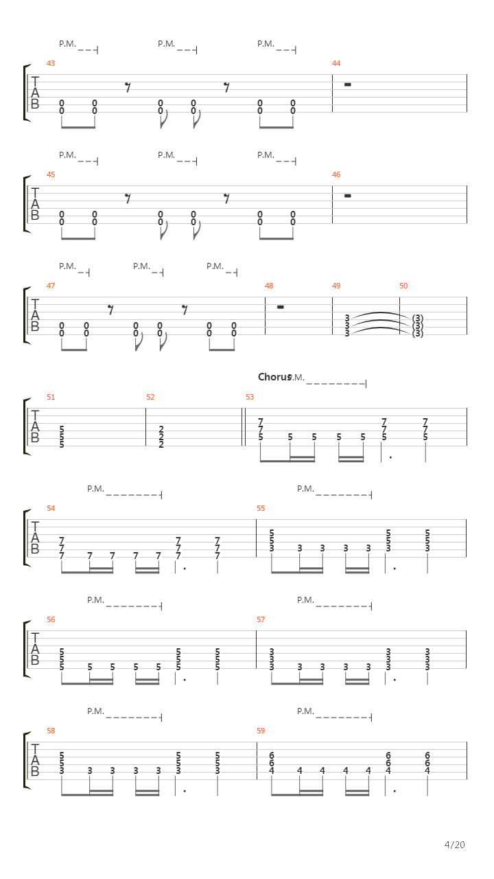 Chapter Four Demo吉他谱