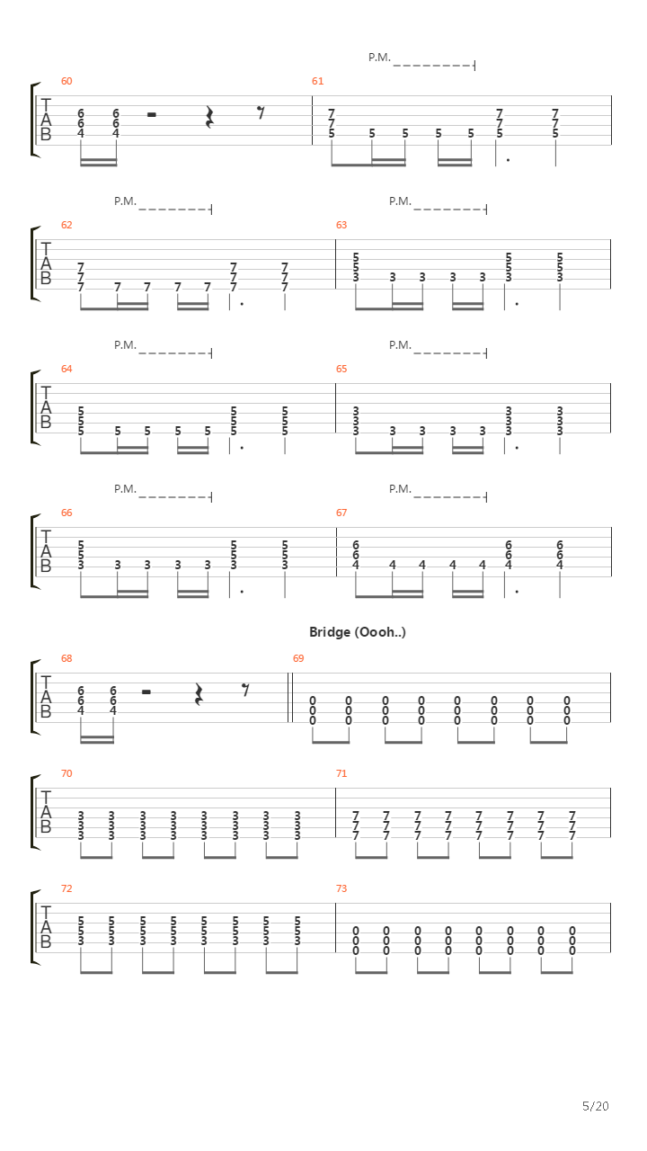 Chapter Four Demo吉他谱