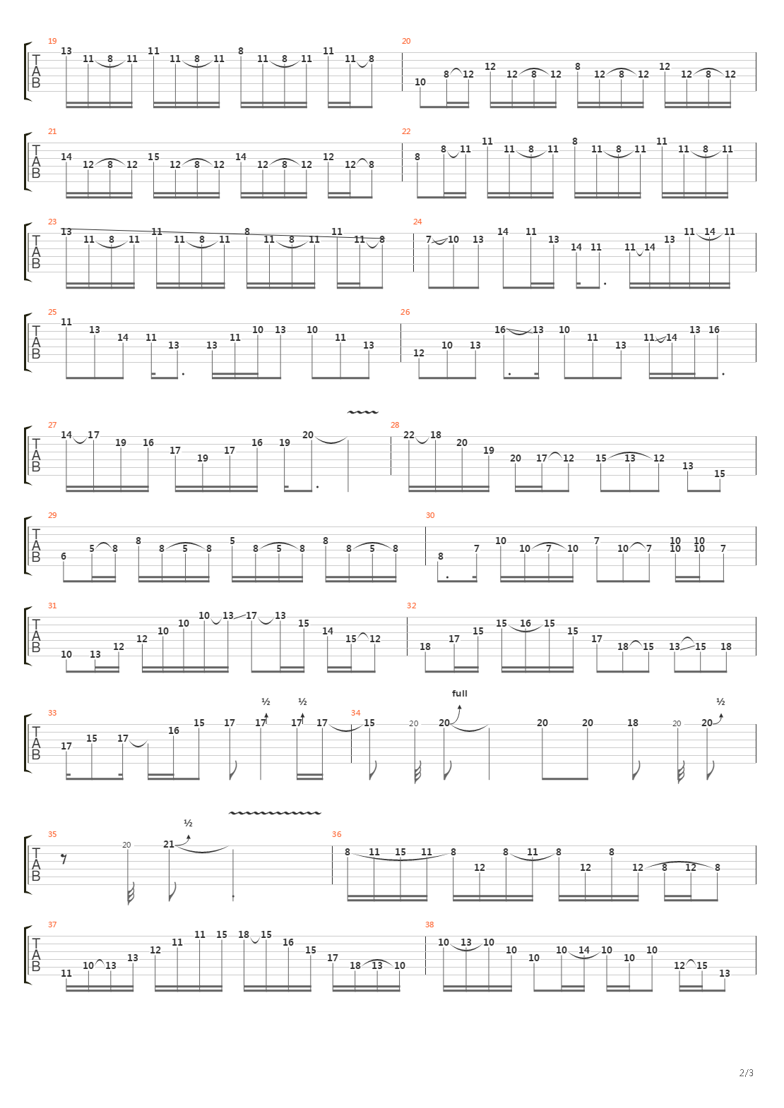 Burn吉他谱