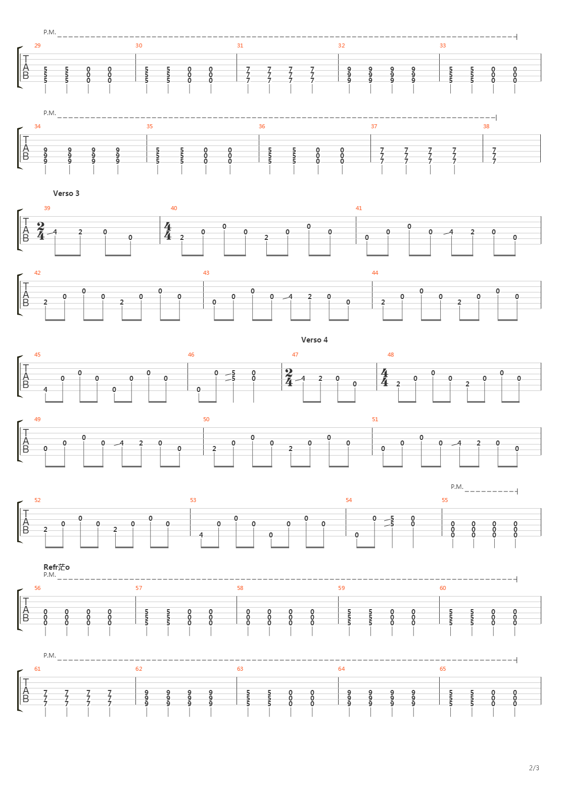 The Cave吉他谱