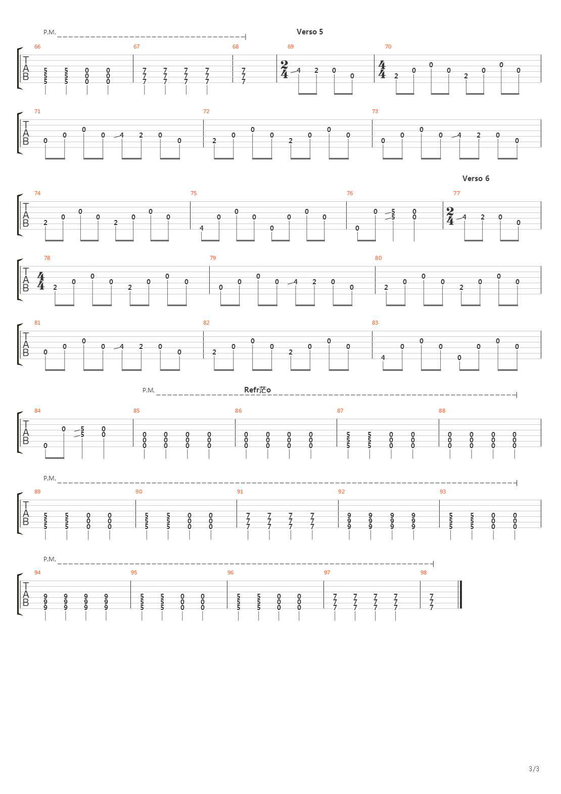 The Cave吉他谱