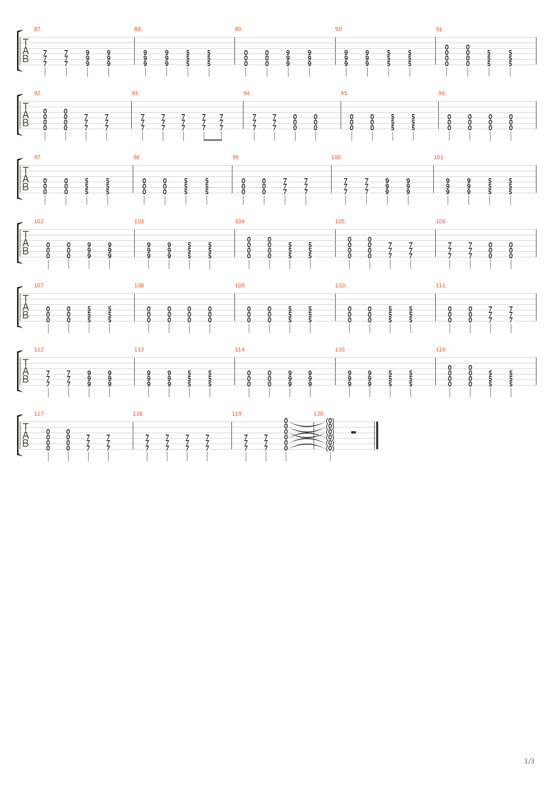 The Cave吉他谱