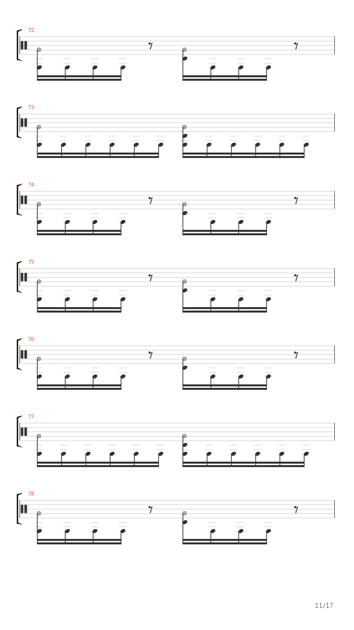 Xeroxed吉他谱