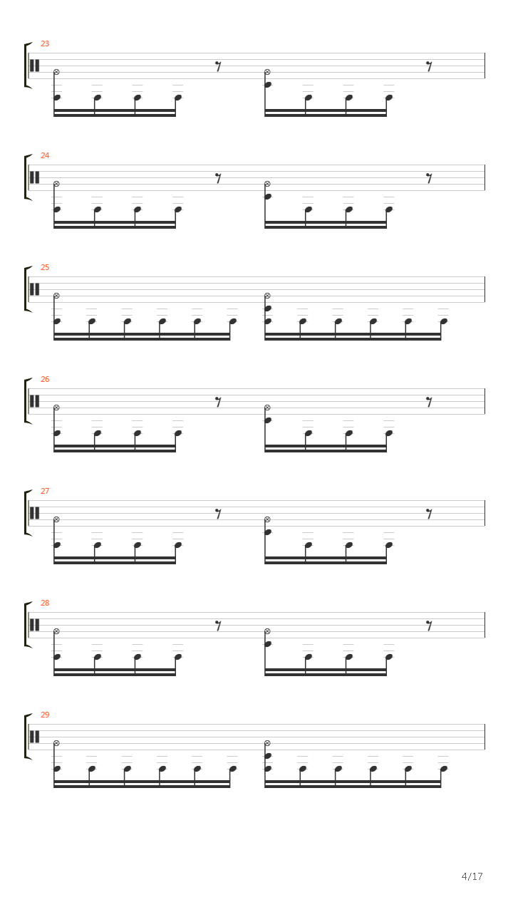 Xeroxed吉他谱