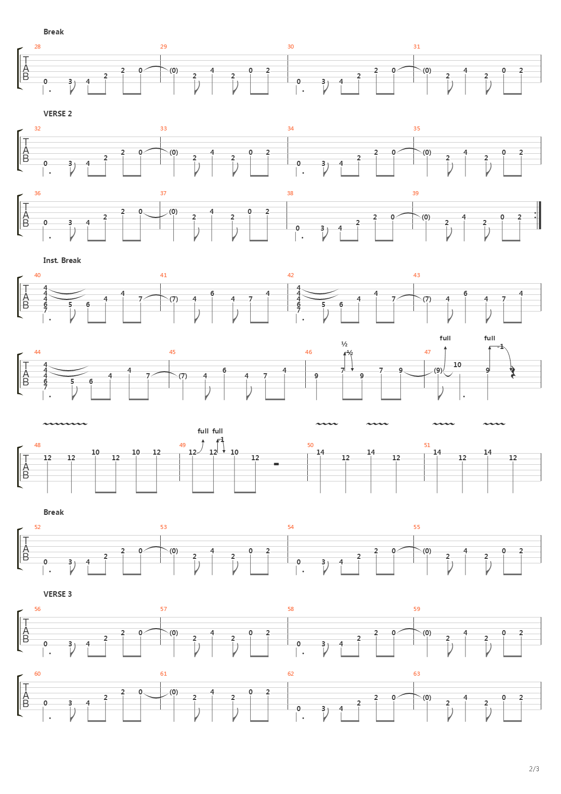 Day Tripper吉他谱