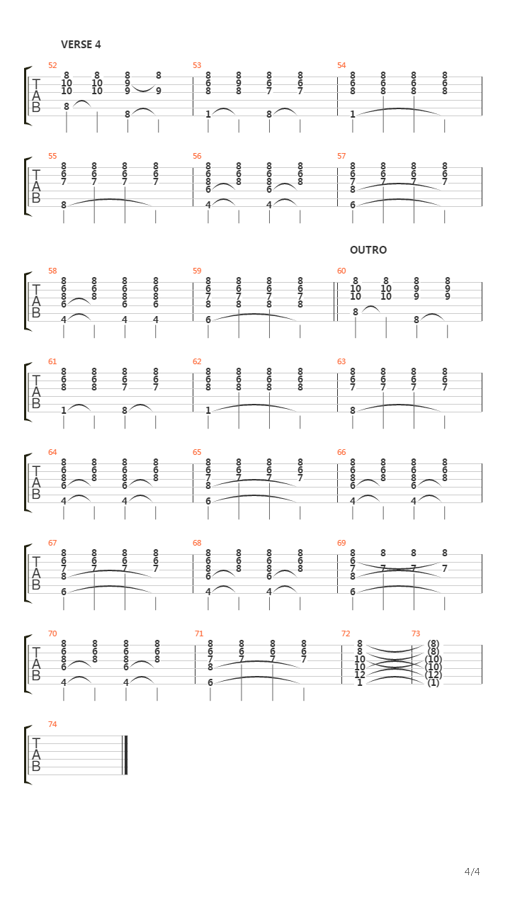 Fixing A Hole吉他谱