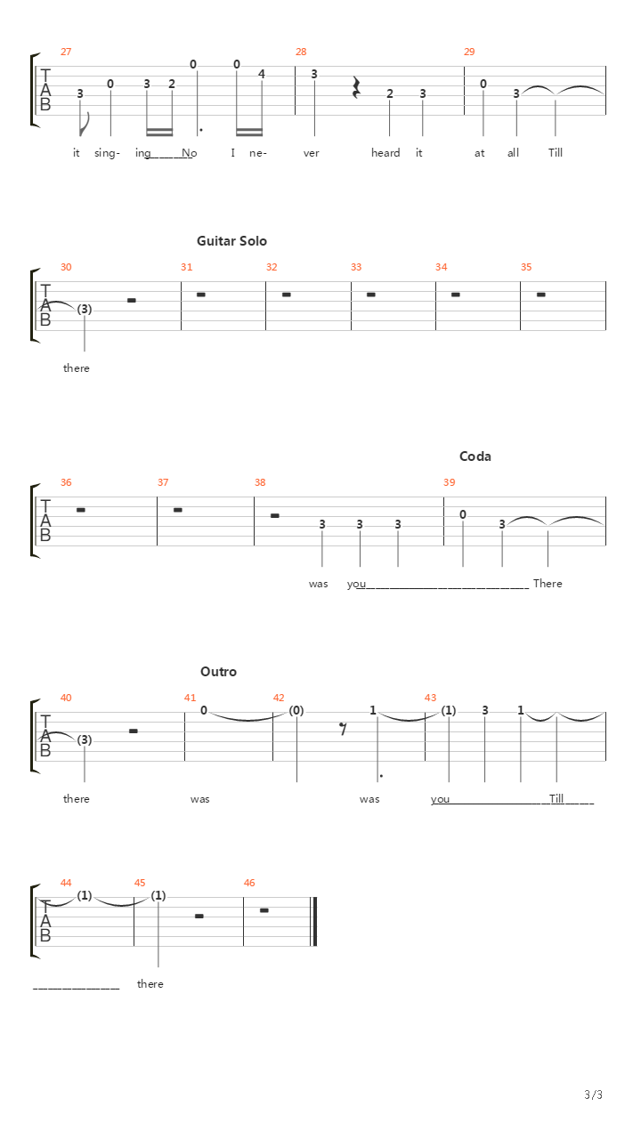 Till There Was You Live吉他谱