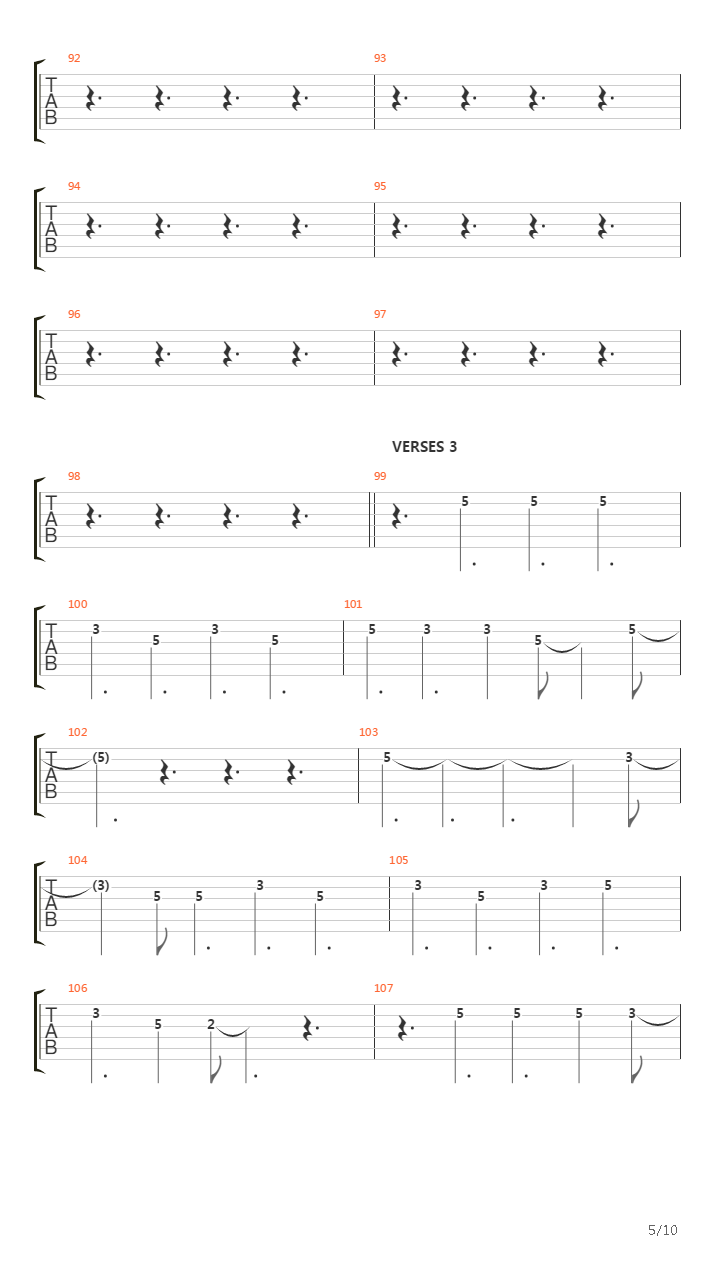 End Of The Beginning吉他谱