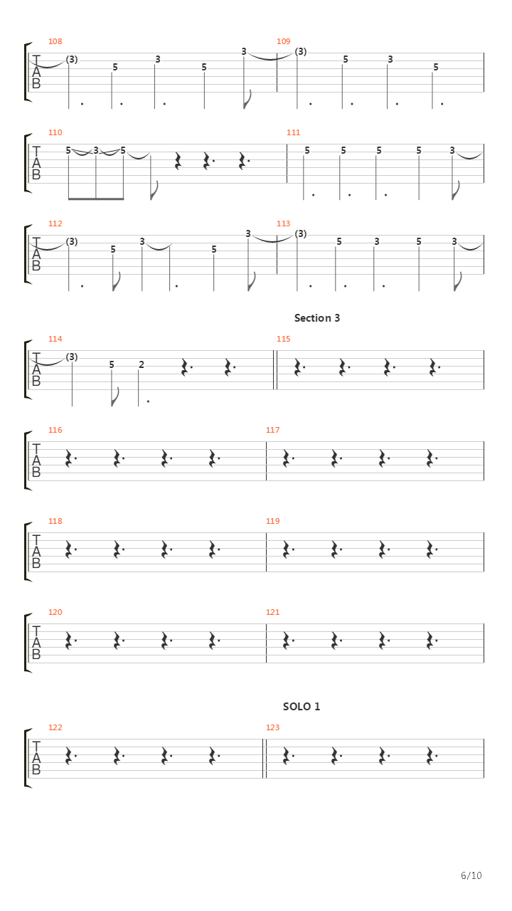 End Of The Beginning吉他谱