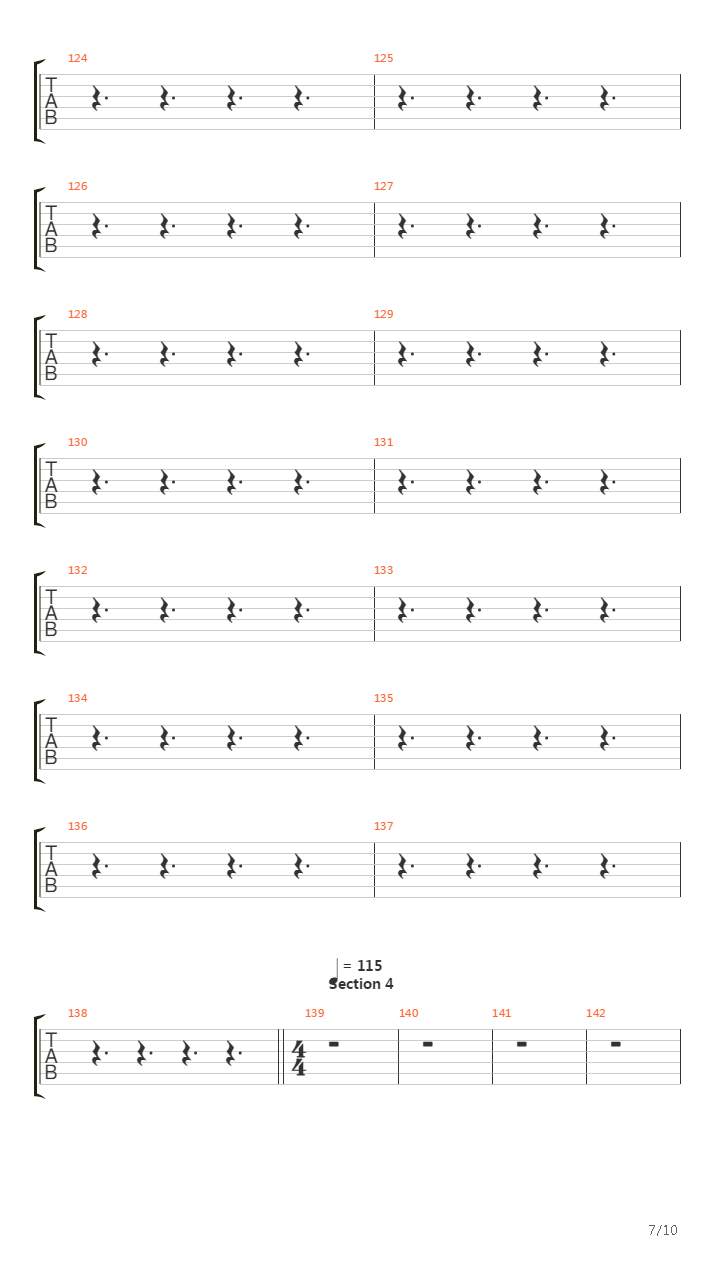 End Of The Beginning吉他谱