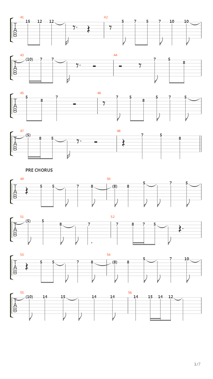 Loner吉他谱