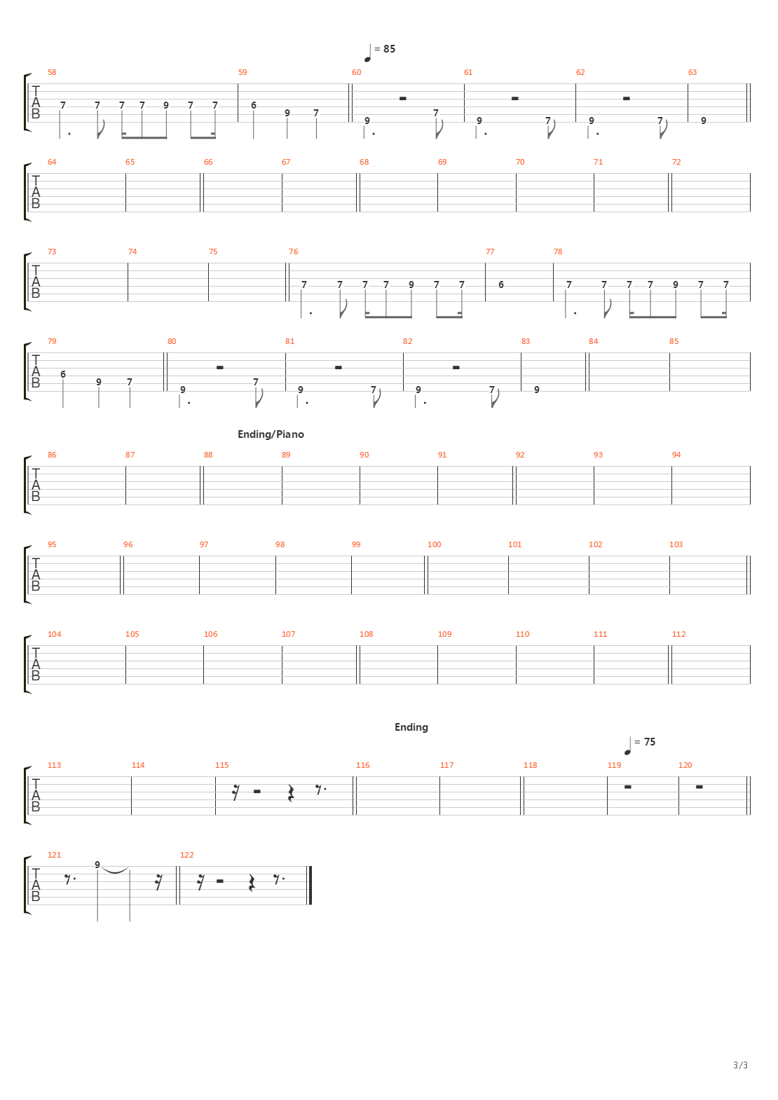 Sabbra Cadabra吉他谱