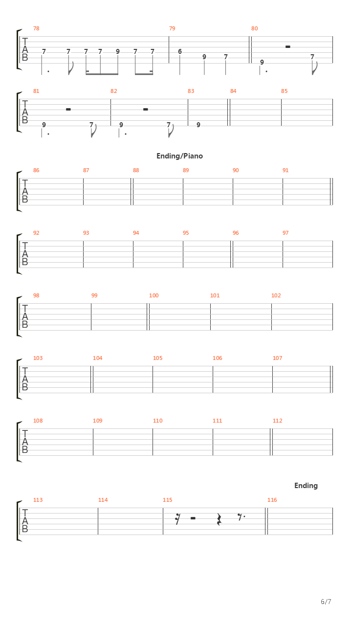 Sabbra Cadabra吉他谱