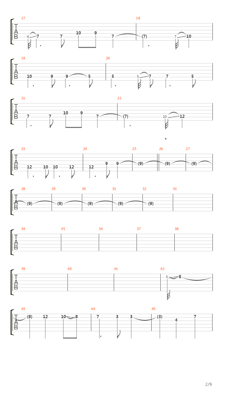 Echoes From A Hollow Soul吉他谱
