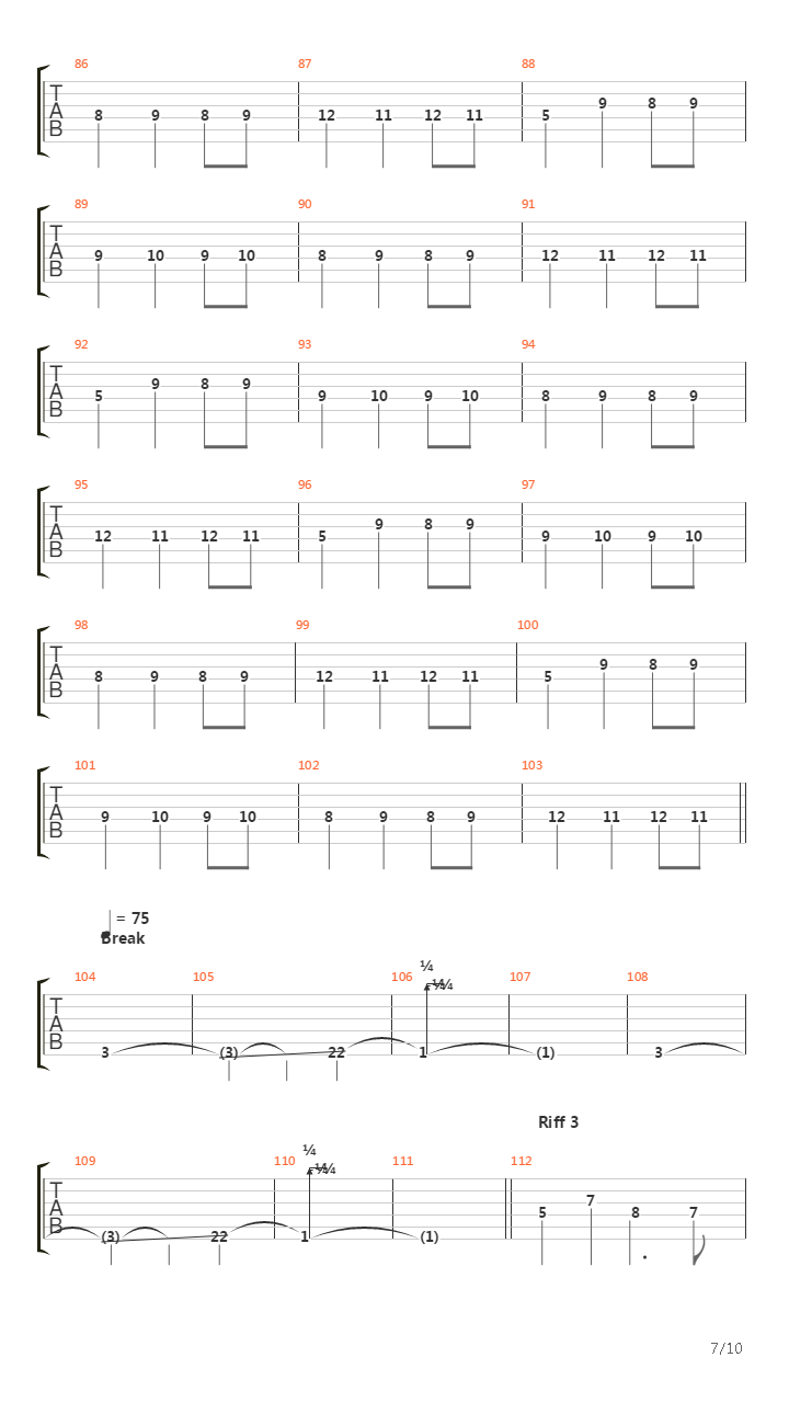 Sear Me吉他谱