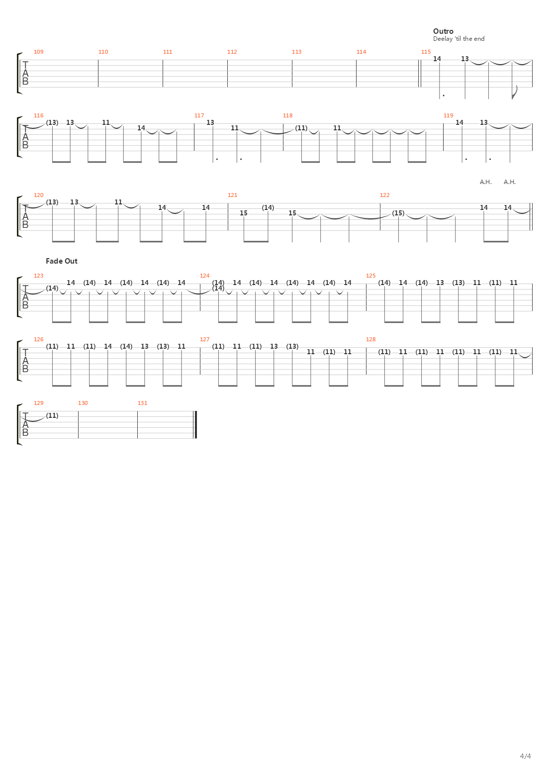 Sunlight吉他谱