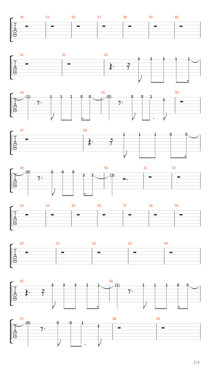 Torn吉他谱