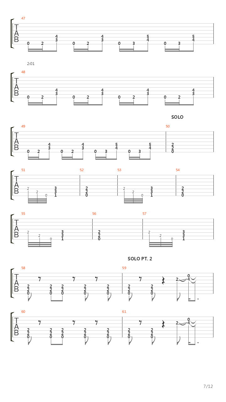 Ambivalent吉他谱