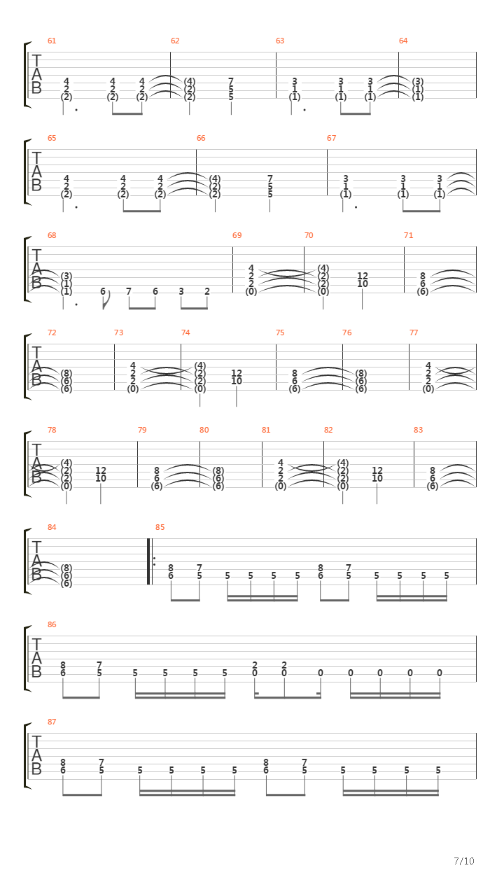 Engines Of Hate吉他谱