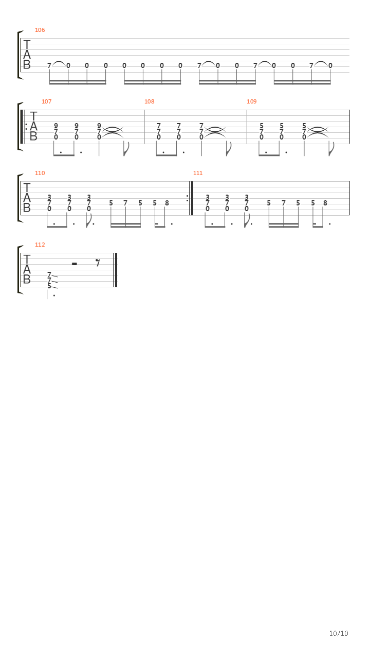 Engines Of Hate吉他谱