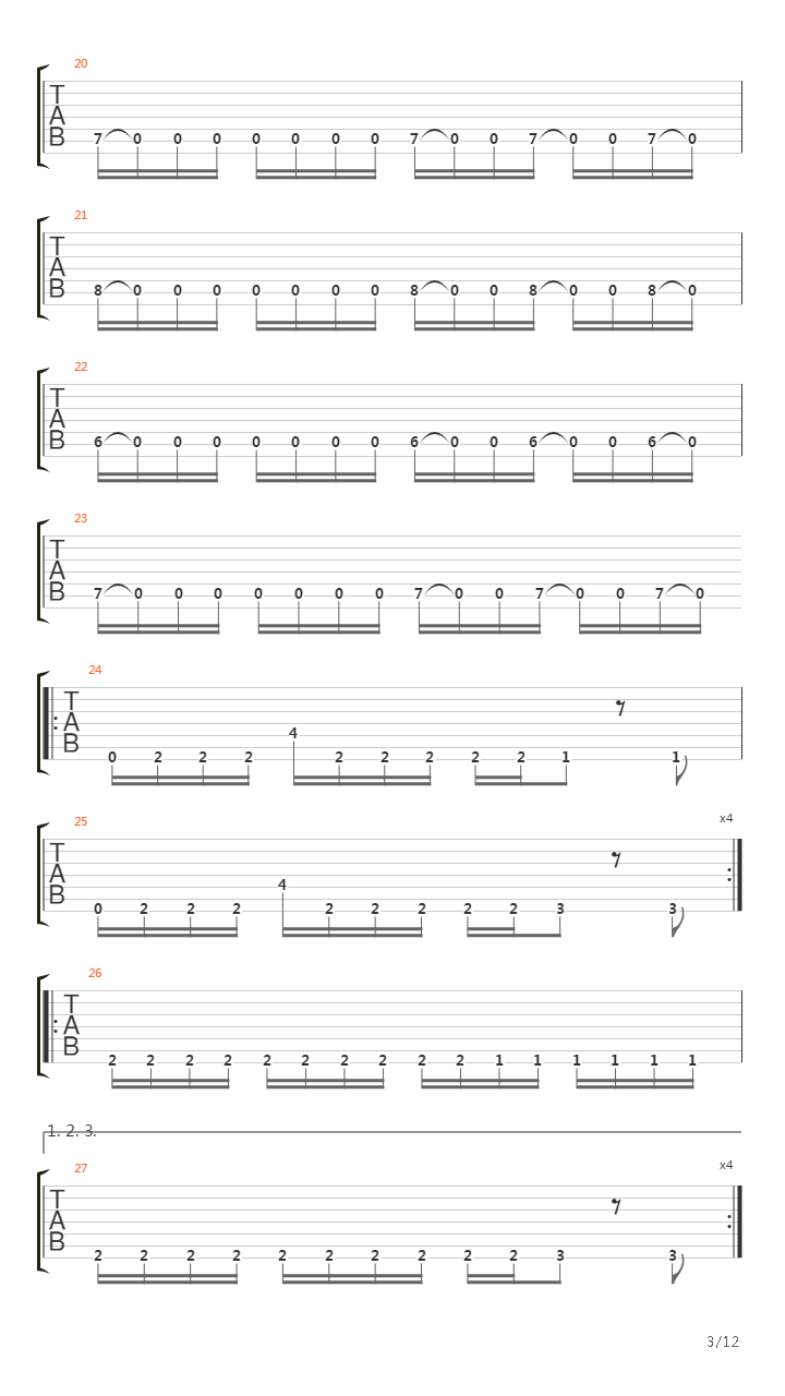 Engines Of Hate吉他谱