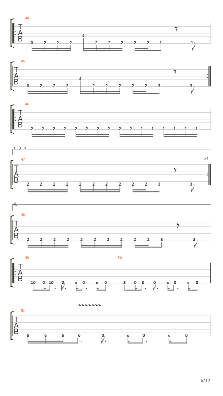 Engines Of Hate吉他谱