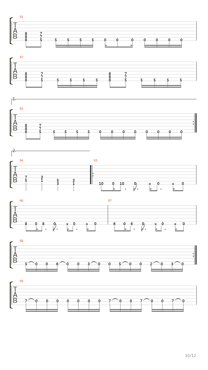 Engines Of Hate吉他谱