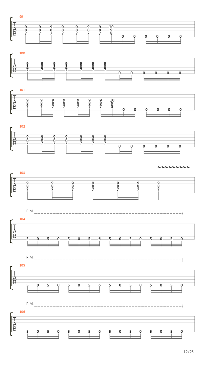 Next In Line吉他谱