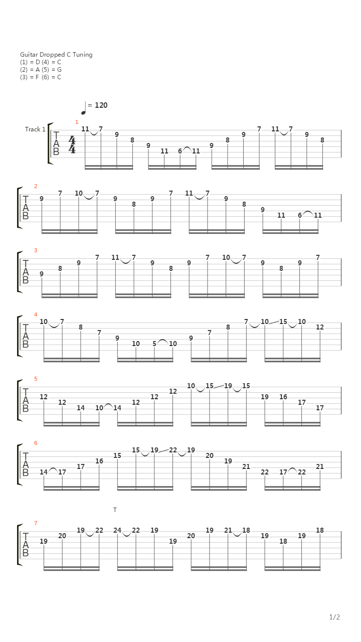 Psalm Of Lydia吉他谱