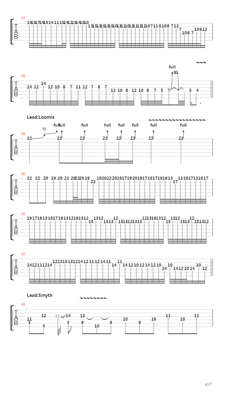 Psalm Of Lydia吉他谱