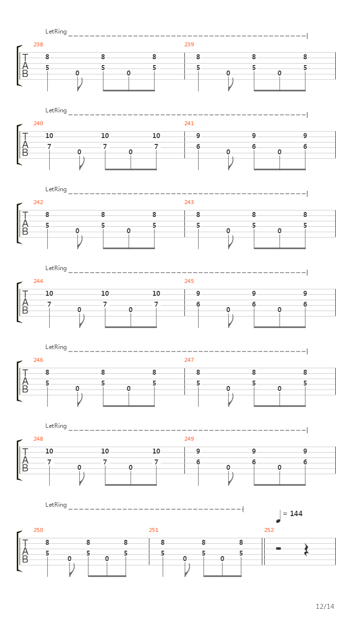 The Learning吉他谱