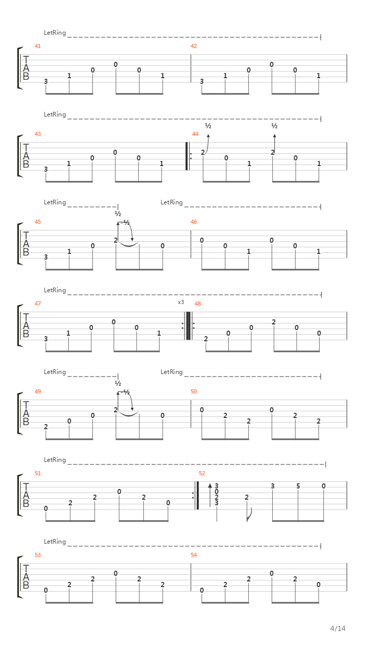 The Learning吉他谱