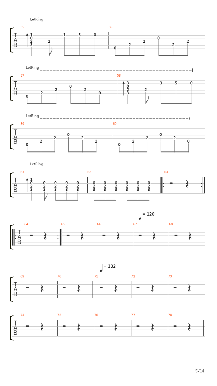 The Learning吉他谱