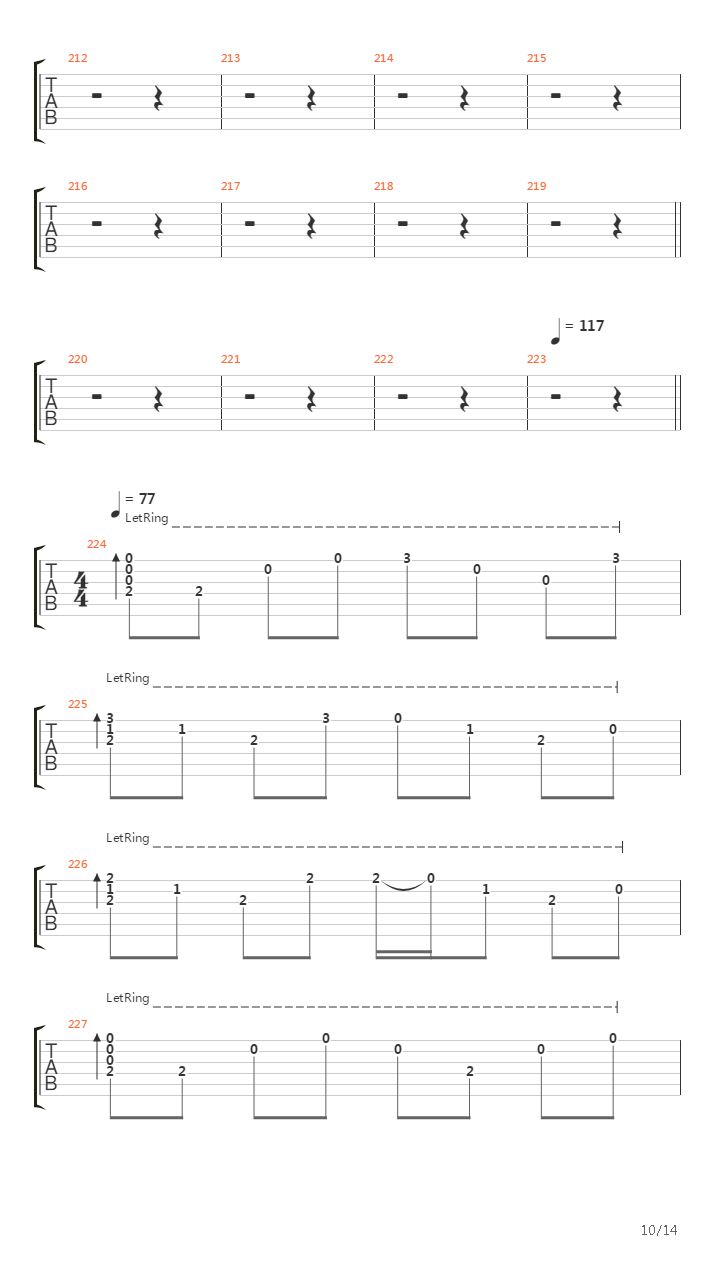 The Learning吉他谱