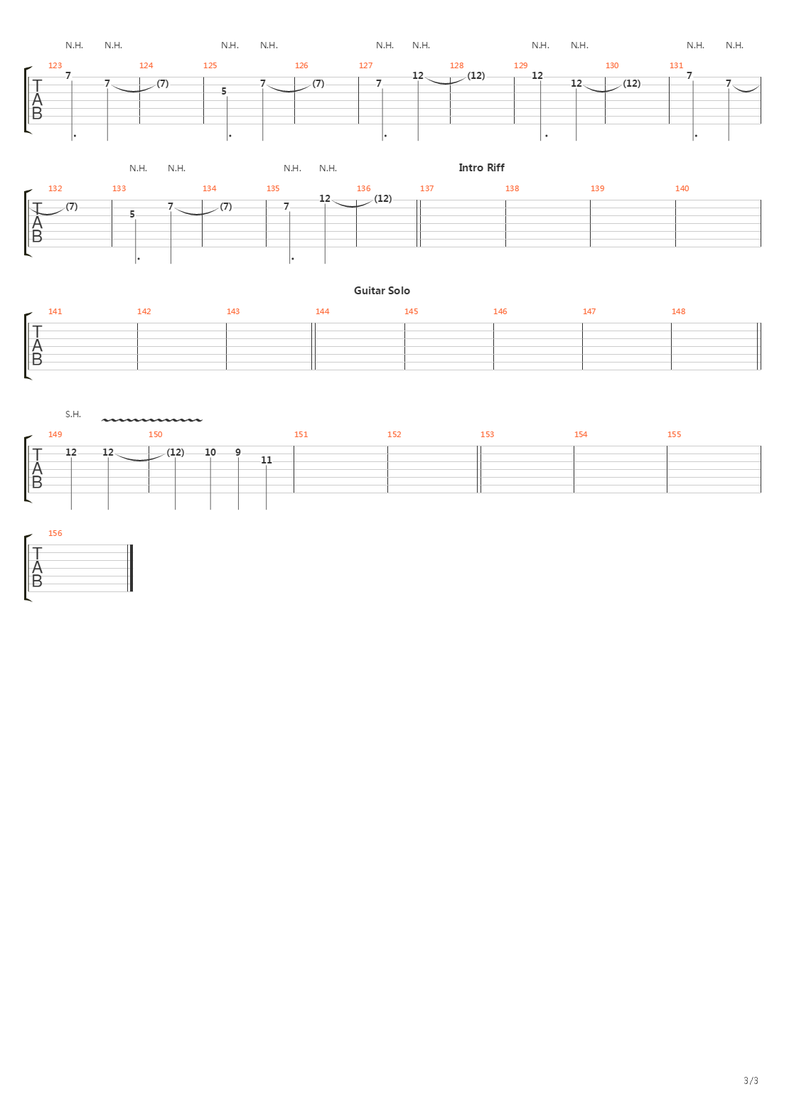 The Obsidian Conspiracy吉他谱