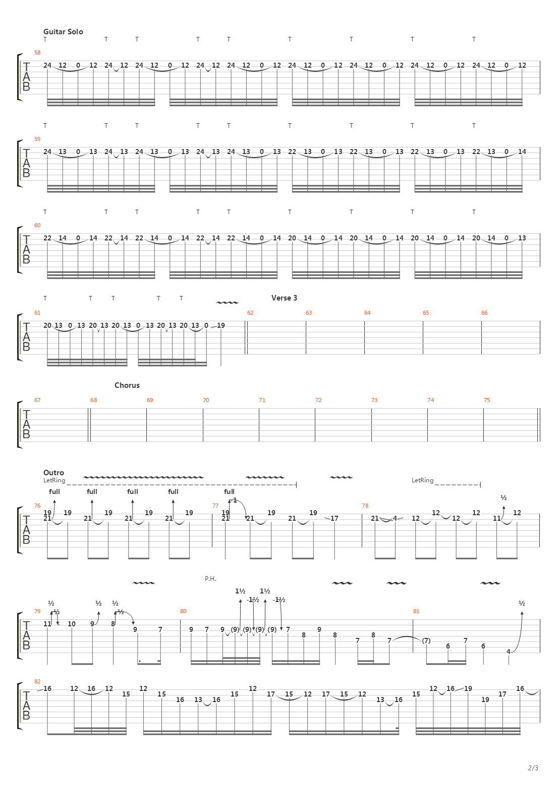 The Termination Proclamation吉他谱