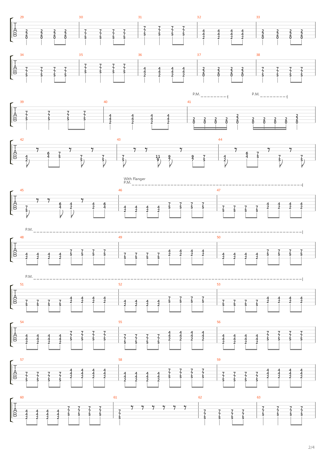 All Downhill From Here吉他谱